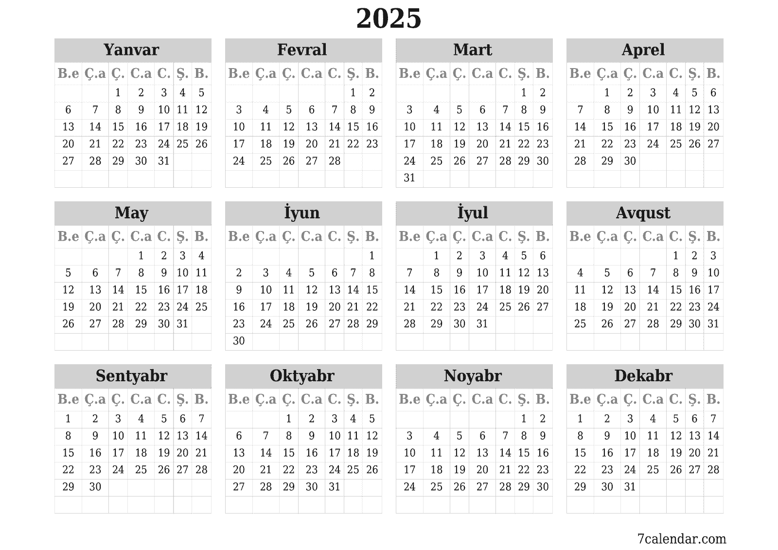 2025-ci il üçün iş vaxtı norması və istehsalat təqvimi təsdiq edilib