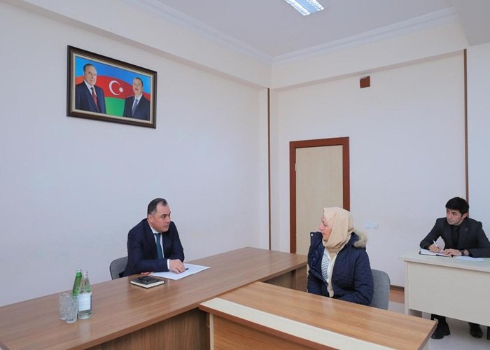 Cabbar Musayev vətəndaşları qəbul edib -