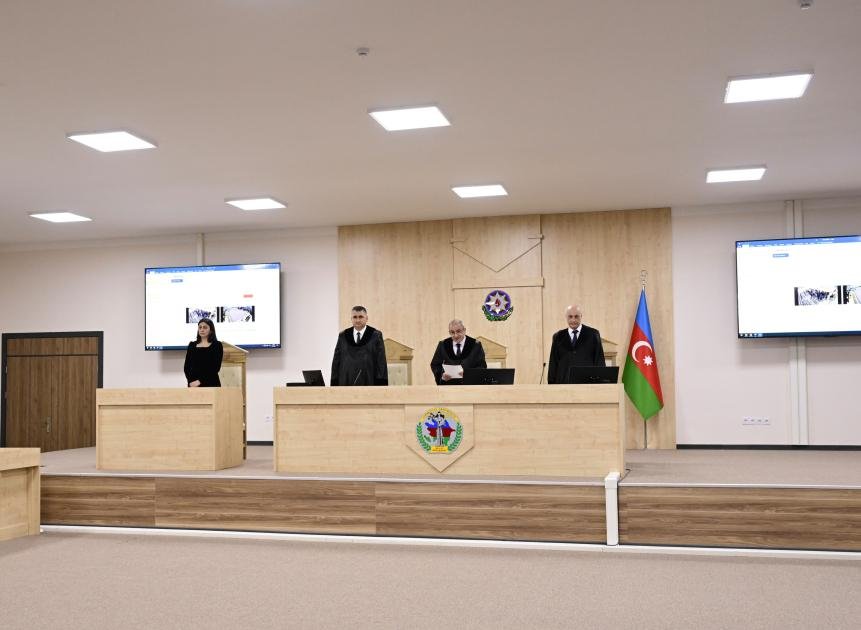 Erməni əsilli şəxslərin məhkəməsi davam etdirilib