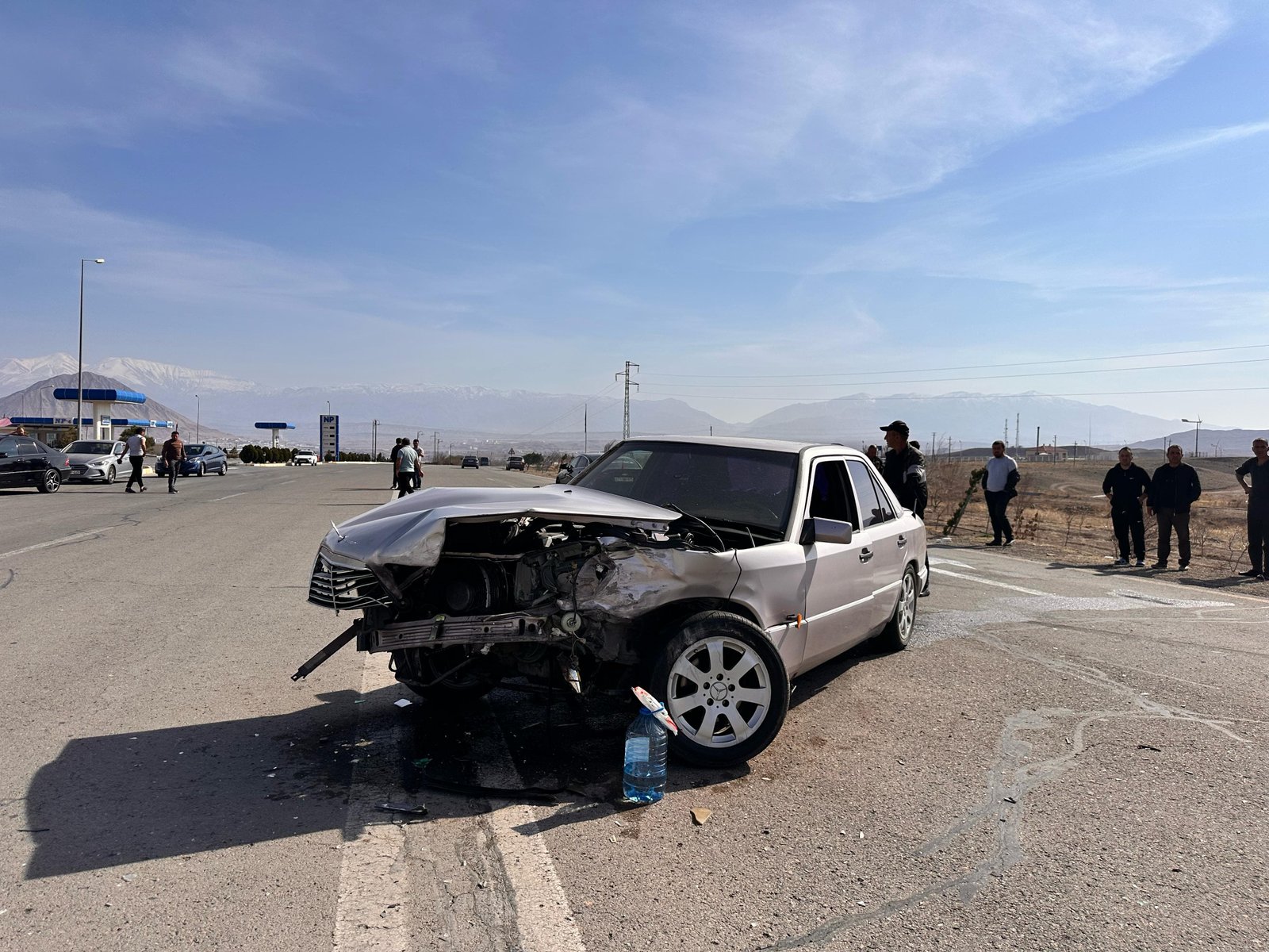 Culfada yol qəzası baş verib: