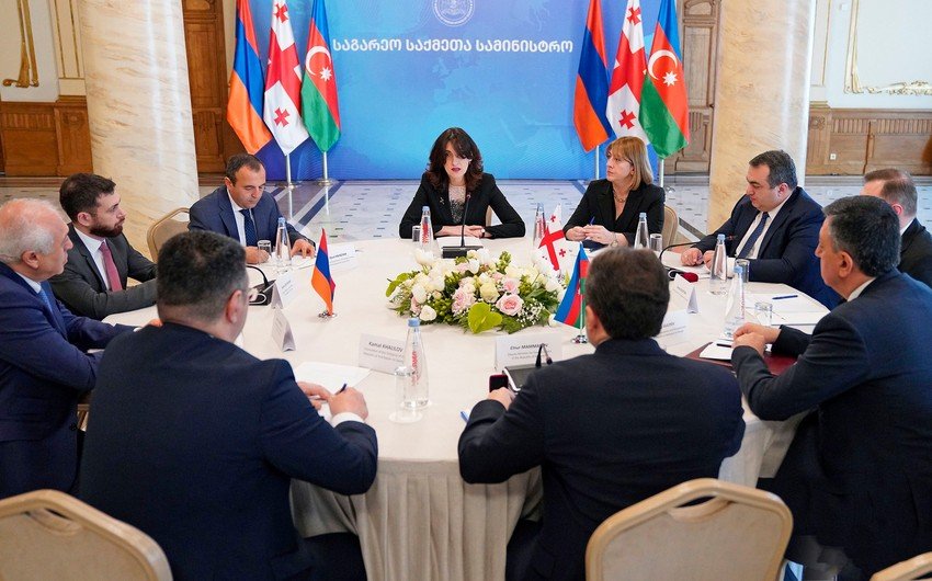 Azərbaycan, Gürcüstan və Ermənistan nümayəndələrinin görüşü olub, potensial əməkdaşlığa dair baxışlar təqdim edilib