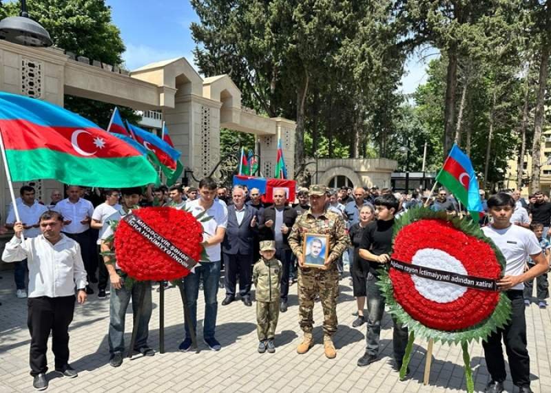 Birinci Qarabağ müharibəsinin şəhidi Əsəddin Novruzov dəfn edilib