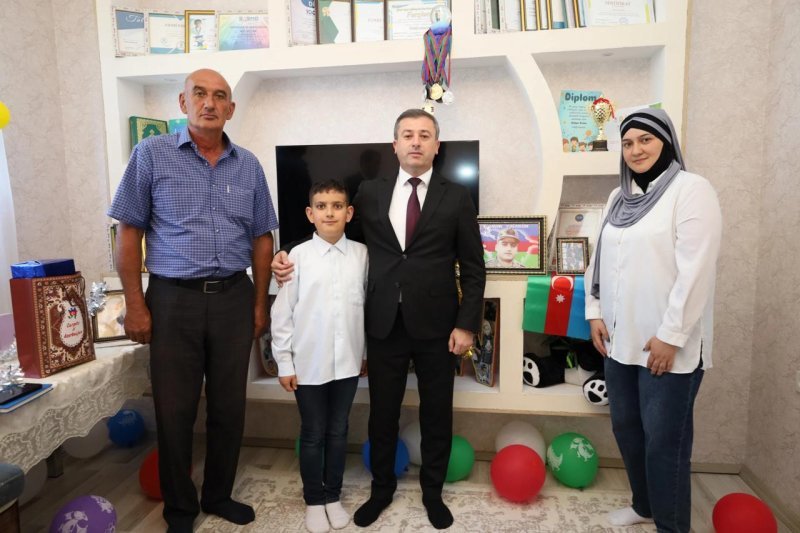 Şəhid ailələri ziyarət edilib -