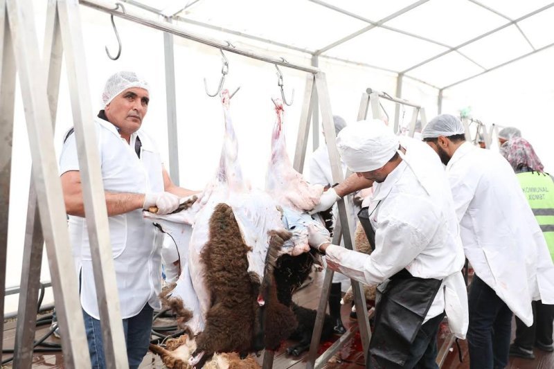 135 ünvanda qurbanlıq heyvanların satışı və kəsimi xidmətləri göstərilir -