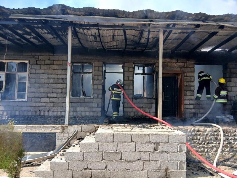 Babək rayonunda fərdi yaşayış evində yanğın baş verib -