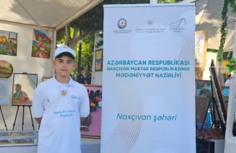 Bakı şəhərində keçirilən festivalda naxçıvanlı şagirdlərin əl işləri nümayiş olunub -