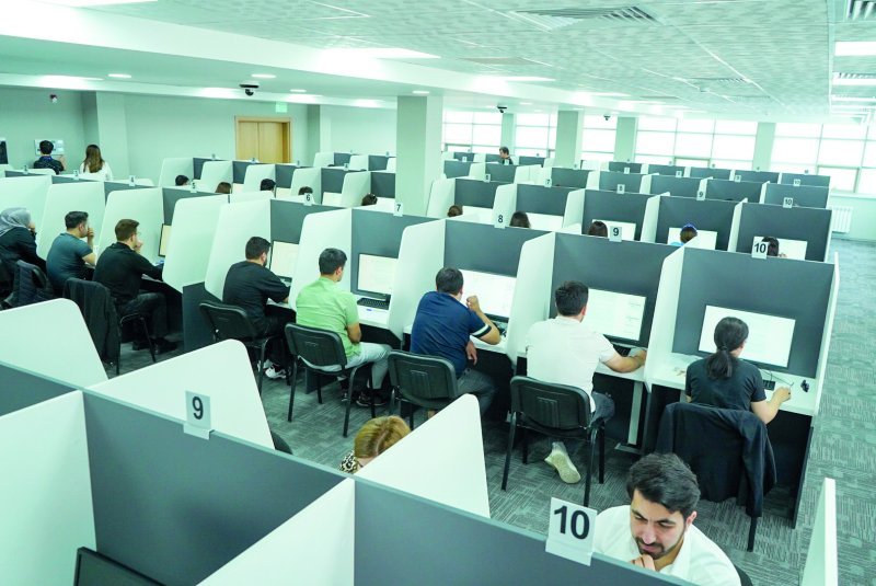 Bu gün dövlət qulluğuna qəbul üzrə test imtahanı keçiriləcək