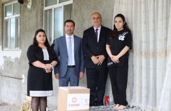 "Cahan Şirkətlər Qrupu" şəhid ailələrinə bayram sovqatı aparıb -