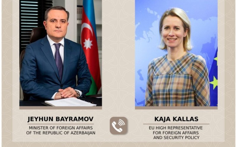 Ceyhun Bayramov ilə Kaya Kallas arasında telefon danışığı olub
