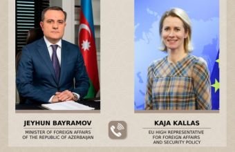 Ceyhun Bayramov ilə Kaya Kallas arasında telefon danışığı olub