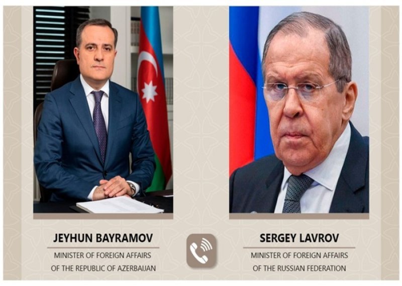 Ceyhun Bayramov ilə Sergey Lavrov arasında telefon danışığı olub