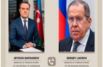 Ceyhun Bayramov ilə Sergey Lavrov arasında telefon danışığı olub