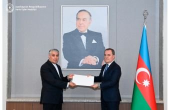 Ceyhun Bayramov Müctəba Dəmirçilunu qəbul edib