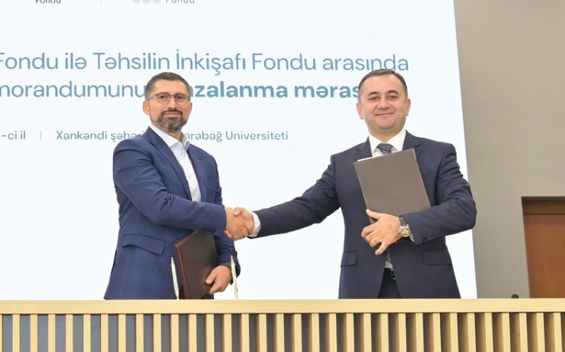 Fond Qarabağ Universitetinin 50 tələbəsinə hər ay 200 manat təqaüd verəcək