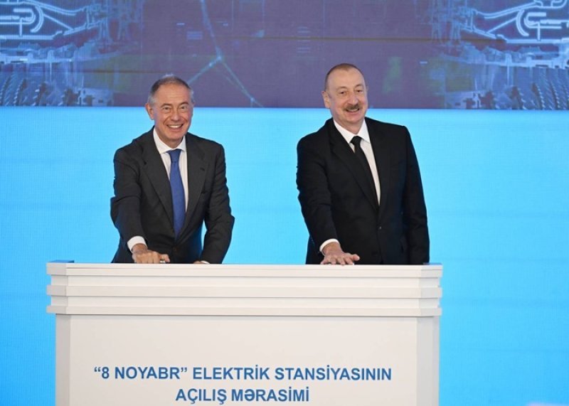 İlham Əliyev Mingəçevirdə “8 Noyabr” Elektrik Stansiyasının açılışında iştirak edib -