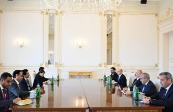 İlham Əliyev Pakistanın energetika nazirini qəbul edib -