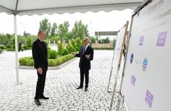 İlham Əliyev Yevlaxda Mərkəzi Aran Regional SCADA İdarəetmə Mərkəzinin açılışında iştirak edib -