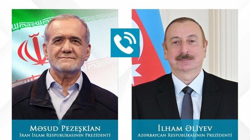 İlham Əliyevlə Məsud Pezeşkian arasında telefon söhbəti olub