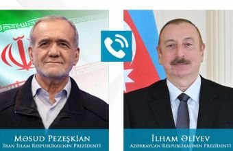 İlham Əliyevlə Məsud Pezeşkian arasında telefon söhbəti olub