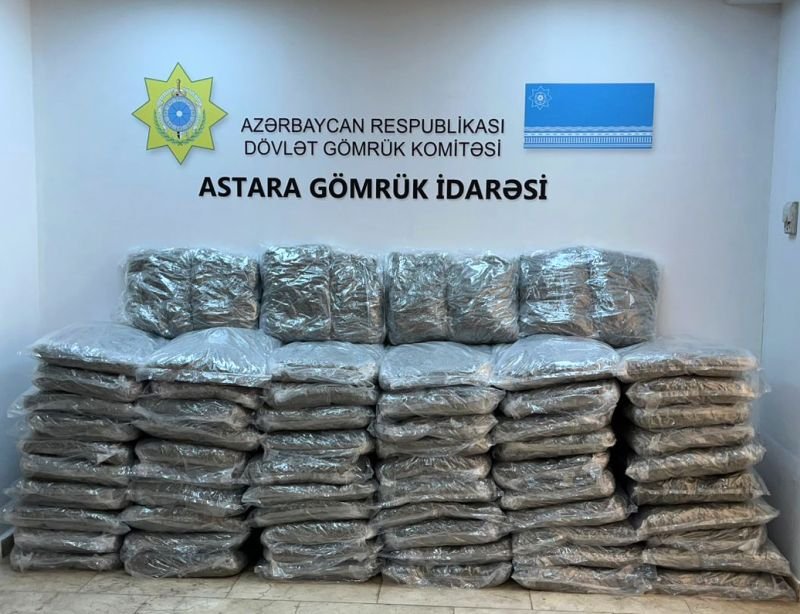 İrandan Rusiyaya aparılan qarpız yükündə 207 kq marixuana Azərbaycanda aşkarlanıb