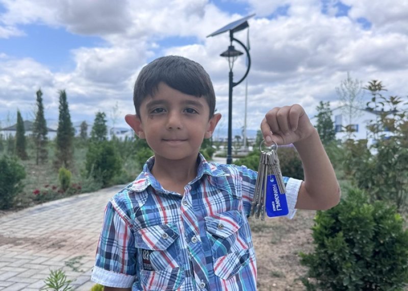Köç karvanı Kəngərliyə çatıb, açarlar təqdim edilib -
