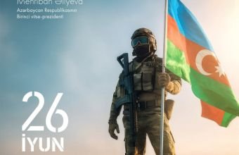 Mehriban Əliyeva 26 İyun - Silahlı Qüvvələr Günü münasibətilə paylaşım edib