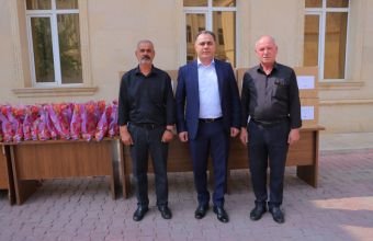 Naxçıvan Şəhər İcra Hakimiyyətində Qurban bayramı ilə əlaqədar olaraq bayram sovqatı paylanıb -