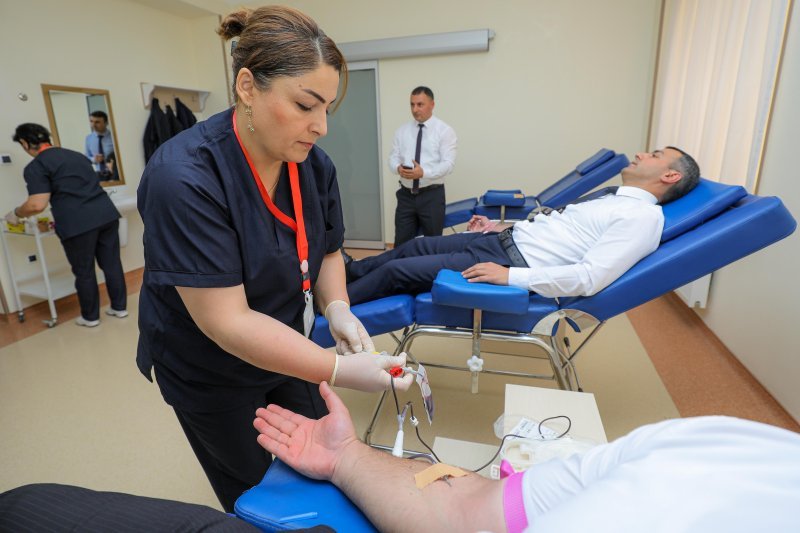 Naxçıvanda qanvermə aksiyası keçirilib -