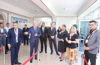 Naxçıvanda sertifikatlaşdırma prosesinin keçirildiyi İmtahan Mərkəzinə infotur təşkil olunub -