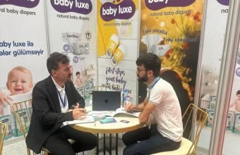 Naxçıvanın Baby Luxe yerli uşaq bezi markası sərgidə nümayiş olundu