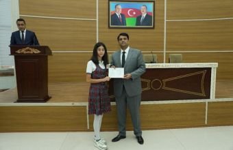 NDU nəzdindəki Gimnaziyada şagirdlərlə görüş keçirilib -