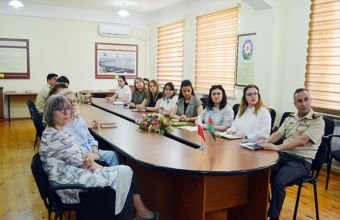Polşa nümayəndə heyəti Hərbi İnstitutda olub