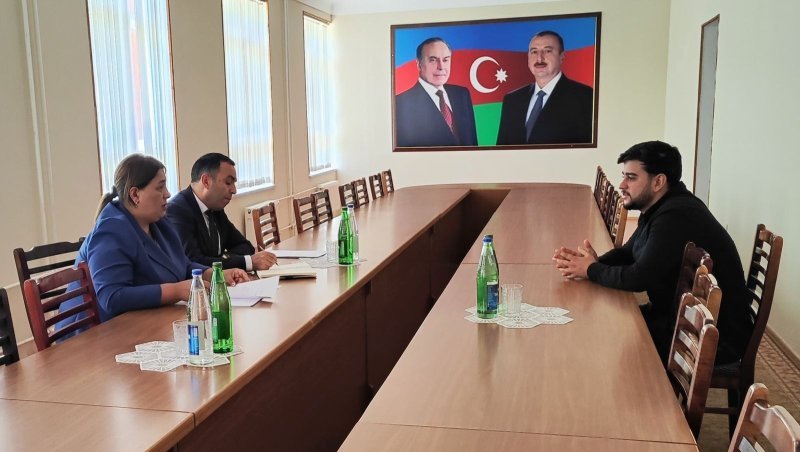 Ramilə Seyidova Şahbuzda vətəndaşlarla görüş keçirib -