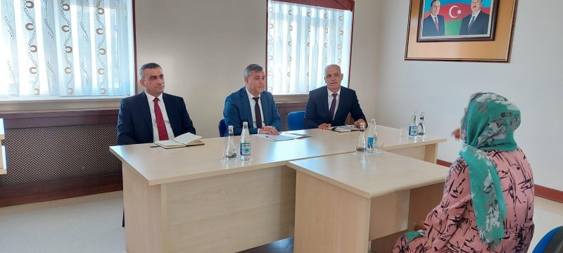 Ramin Dünyamalıyev Kəngərli rayonunda vətəndaşları qəbul edib -