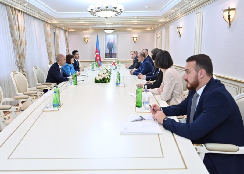 Sahibə Qafarova Gürcüstan parlamentinin nümayəndə heyəti ilə görüşüb