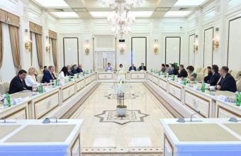 Sahibə Qafarova Ombudsmanların Beynəlxalq Simpoziumunun iştirakçıları ilə görüşüb