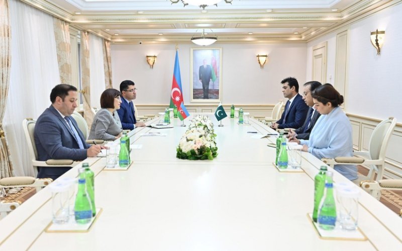 Sahibə Qafarova Pakistanın Azərbaycandakı səfiri ilə görüşüb