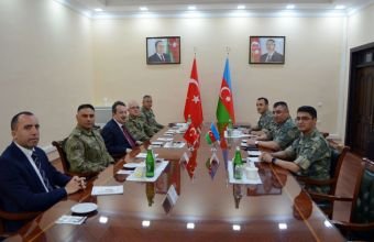 Türkiyə MMU-nun nümayəndə heyəti Quru Qoşunları Komandanlığında olub