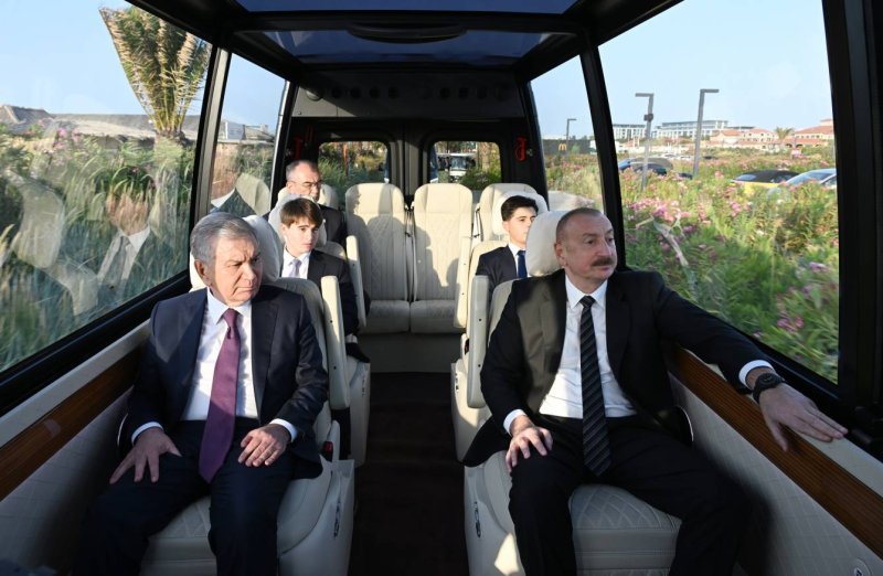Azərbaycan və Özbəkistan prezidentləri “Sea Breeze” istirahət mərkəzində olublar -