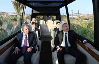 Azərbaycan və Özbəkistan prezidentləri “Sea Breeze” istirahət mərkəzində olublar -