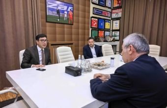 Fərid Qayıbov Beynəlxalq Oxatma Federasiyasının prezidenti ilə görüşüb