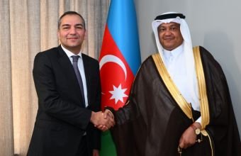 Fuad Nağıyevlə İssam bin Saleh əl-Cuteyli arasında görüş keçirilib