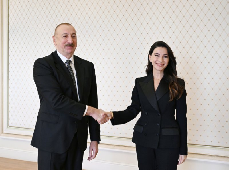 İlham Əliyev Gürcüstanın iqtisadiyyat və davamlı inkişaf nazirini qəbul edib -