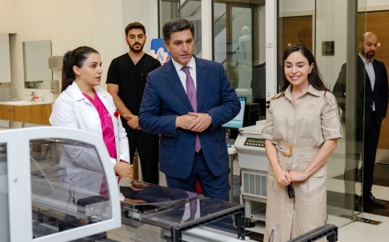 Leyla Əliyeva “Məlhəm Hospital”ı ziyarət edib