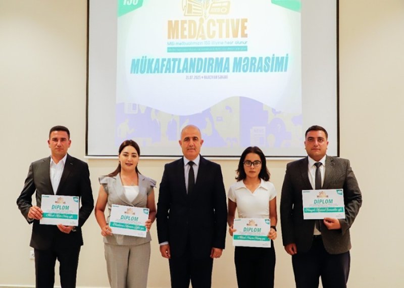 Naxçıvanda “Media-aktiv” layihəsinin bağlanış və mükafatlandırma mərasimi keçirilib -
