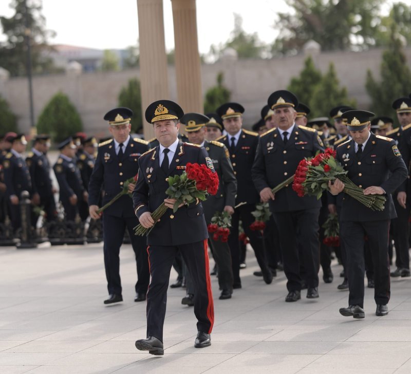 Naxçıvanda Polis işçilərinin peşə bayramı qeyd olunub -
