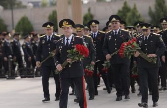 Naxçıvanda Polis işçilərinin peşə bayramı qeyd olunub -