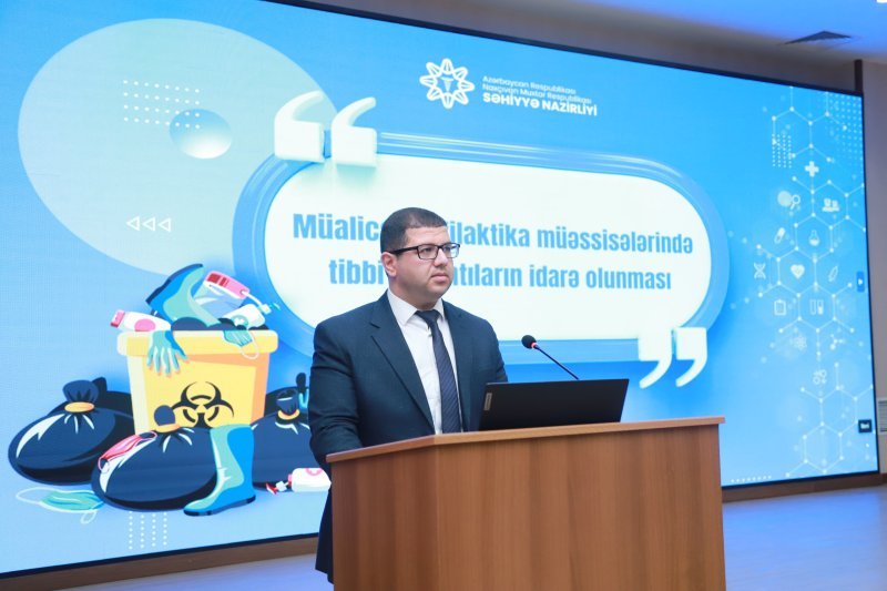 Naxçıvanda tibbi tullantıların idarə olunması ilə bağlı tədbir keçirilib -