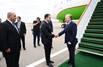 Şavkat Mirziyoyev Füzuli rayonuna səfərə gəlib
