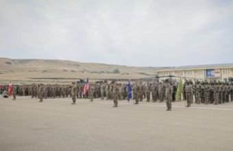 Azərbaycan hərbçiləri Gürcüstanda keçirilən təlimlərdə iştirak edirlər
